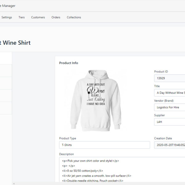 Product and Wholesale Manager V2.0.5