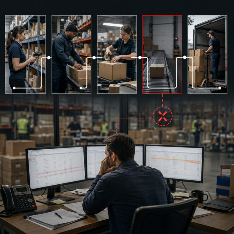 Poor order status visibility disrupting ecommerce fulfillment and order tracking.